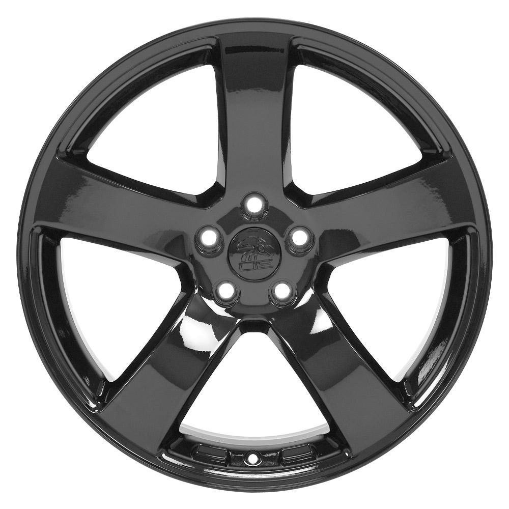 20" Replica DG12 fits Dodge Charger SRT 20x8 Black-SR1 Performance