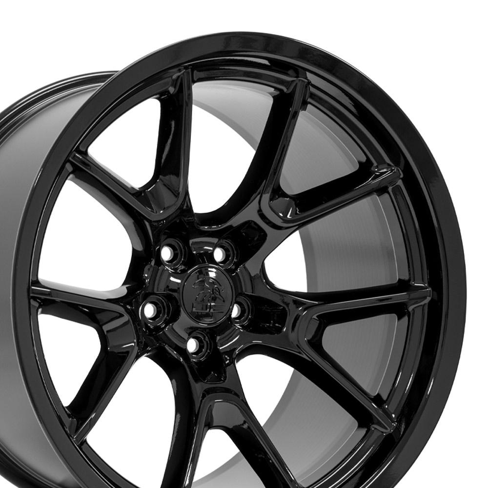 20" Replica DG21 fits Dodge Challenger 20x11 Gloss Black-SR1 Performance