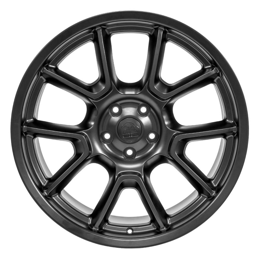 22" Replica DG21 fits Jeep Grand Cherokee 22x9.5 Satin Black-SR1 Performance