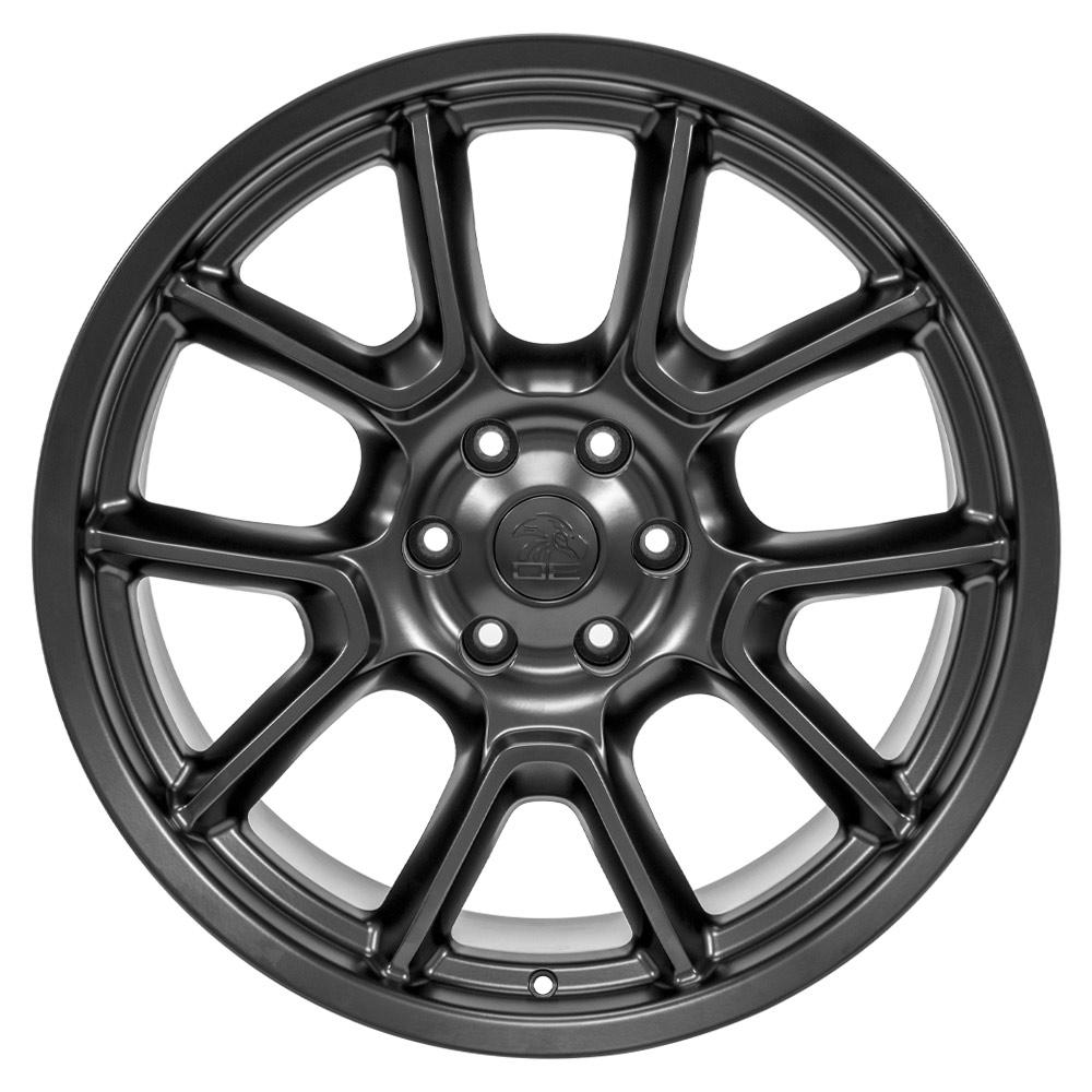22" Replica DG21 fits Ram 1500 22x9.5 Satin Black-SR1 Performance
