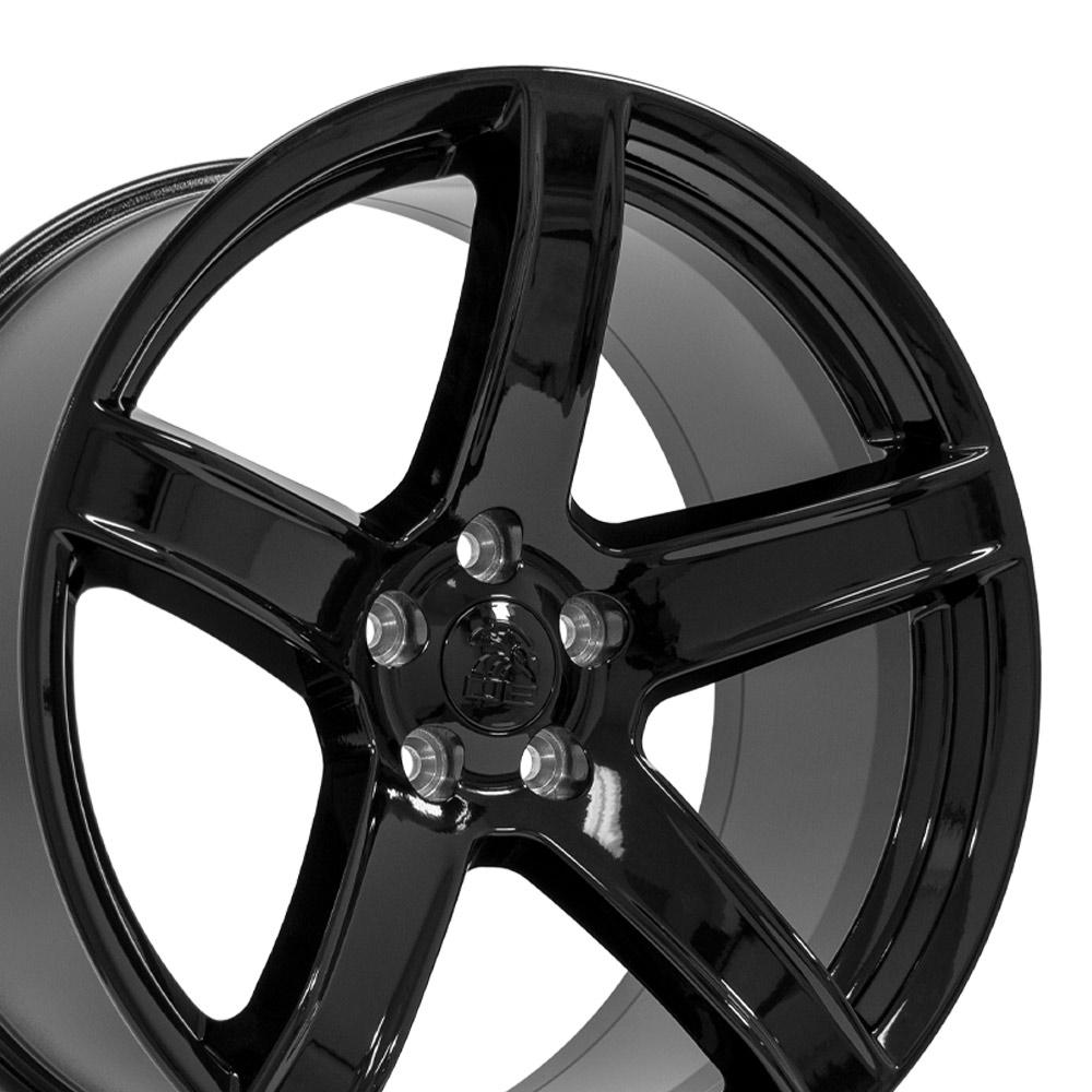 20" Replica DG22 fits Dodge Challenger 20x9.5 Gloss Black-SR1 Performance