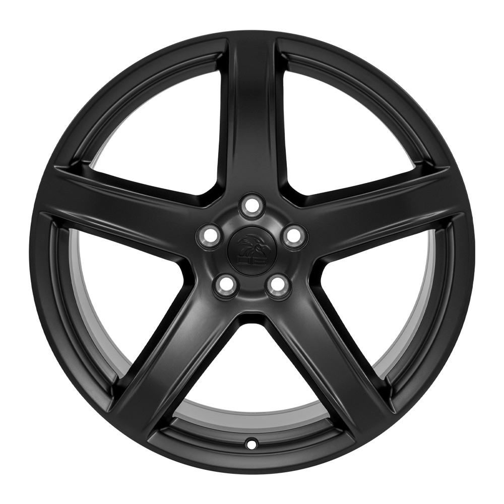 20" Replica DG22 fits Dodge Challenger 20x9.5 Satin Black-SR1 Performance