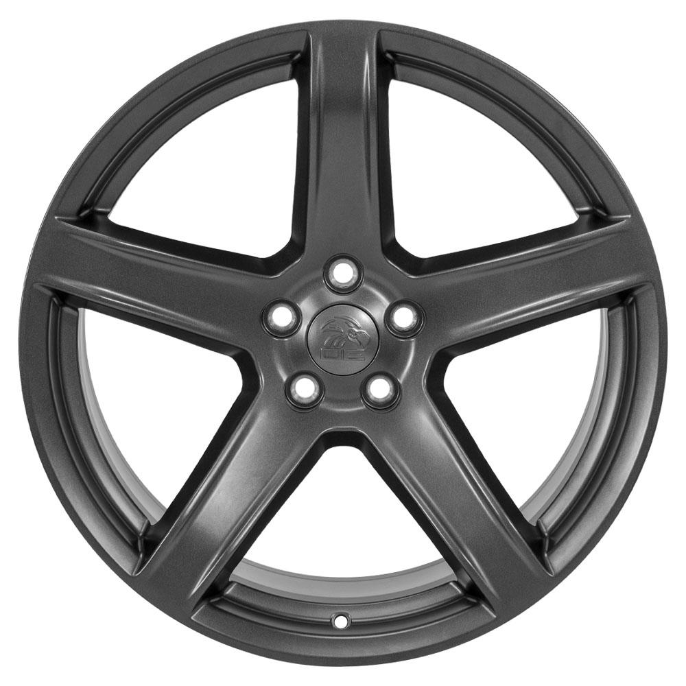 20" Replica DG22 fits Dodge Challenger 20x9.5 Satin Gunmetal-SR1 Performance