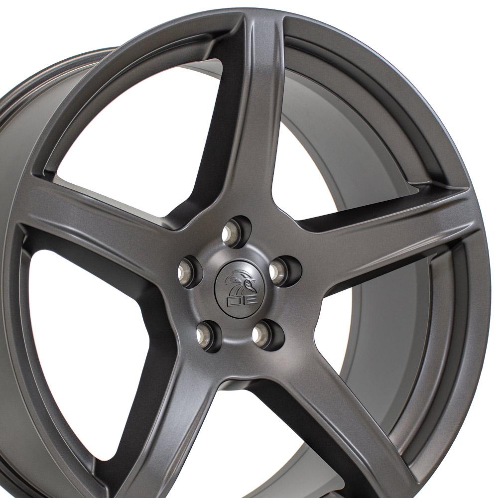 22" Replica DG22 fits Jeep Grand Cherokee 22x9.5 Satin Gunmetal-SR1 Performance