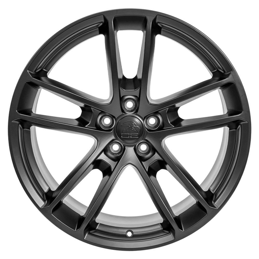 20" Replica DG23 fits Dodge Challenger 20x9 Satin Black-SR1 Performance