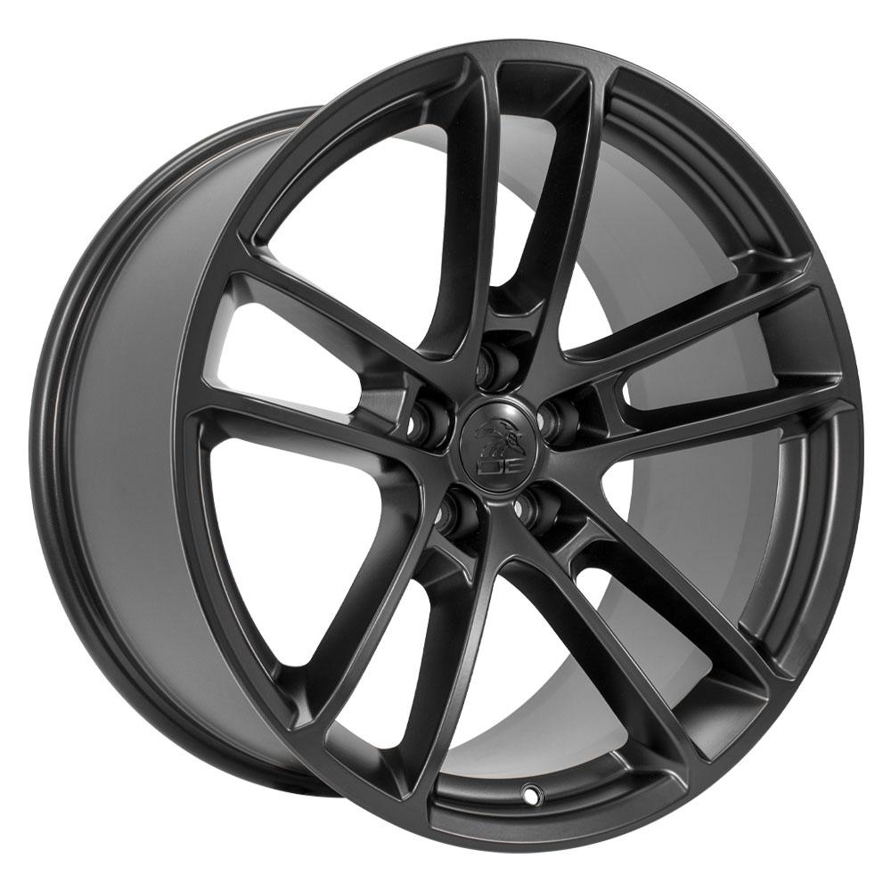 20" Replica DG23 fits Dodge Challenger 20x10 Satin Black-SR1 Performance
