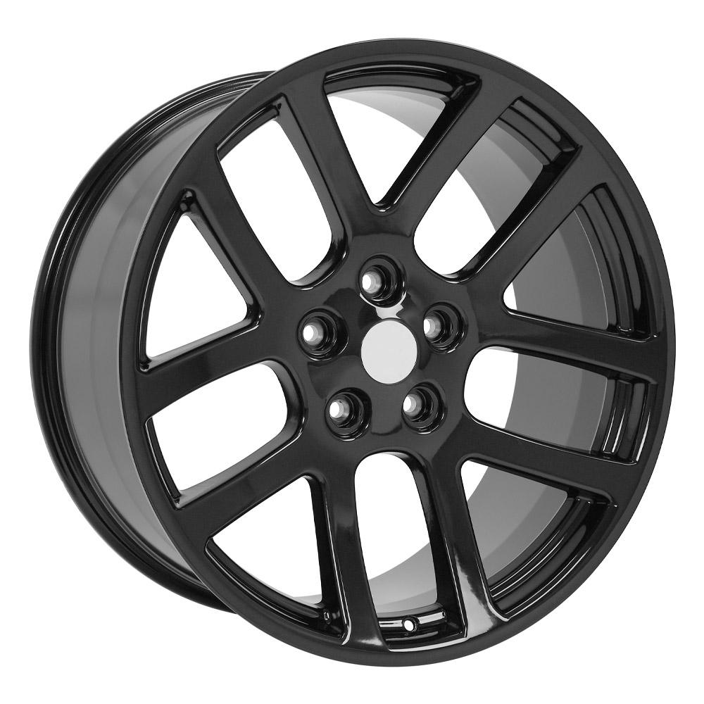 22" Replica DG51 fits Dodge RAM 22x10 Black-SR1 Performance