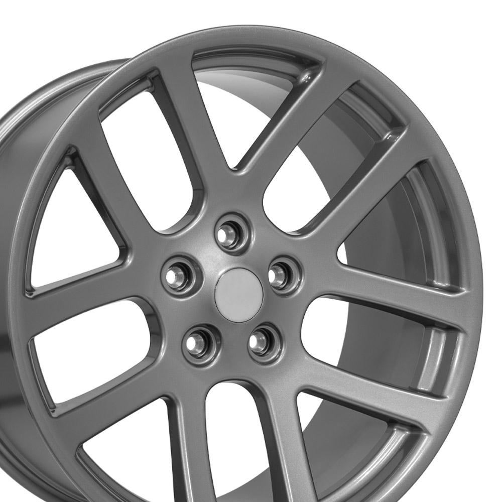 22" Replica DG51 fits Dodge RAM 22x10 Gunmetal-SR1 Performance