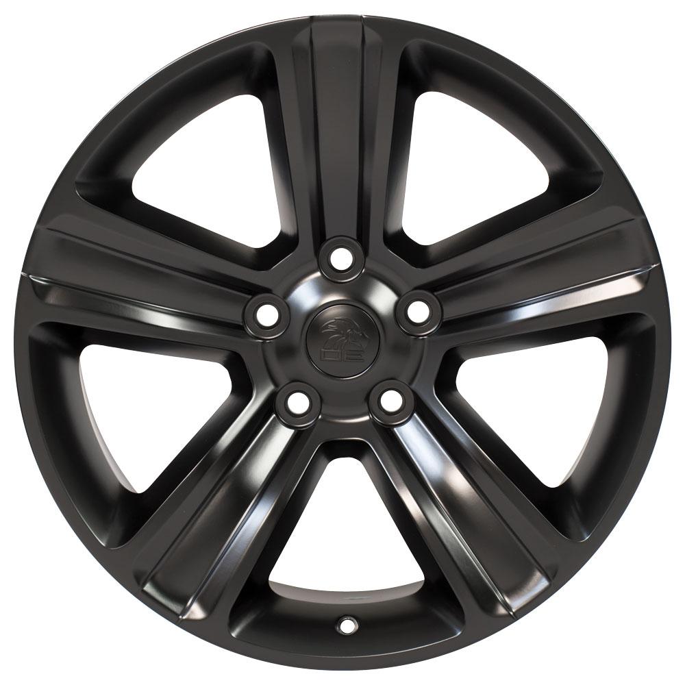 20" Replica DG65 fits Dodge RAM 20x9 Black-SR1 Performance