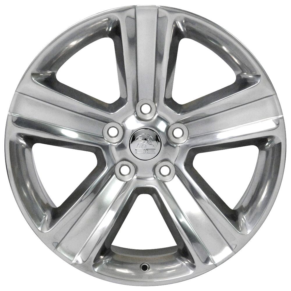 20" Replica DG65 fits Dodge RAM 20x9 Polished-SR1 Performance