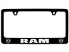 Dodge Ram License Plate Frame - Black