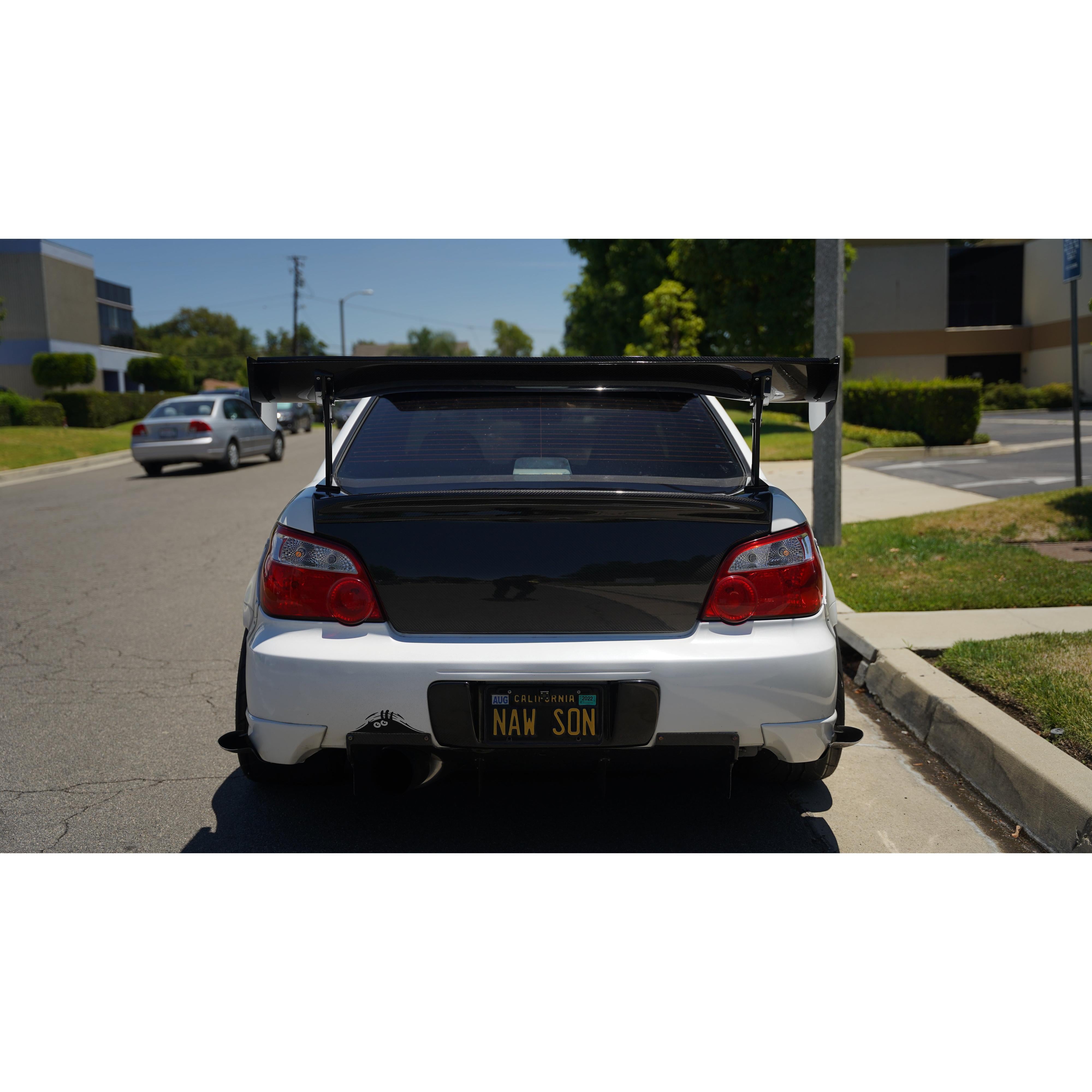 Subaru Impreza WRX/ STI Carbon Fiber License Plate Frame 2004-2007