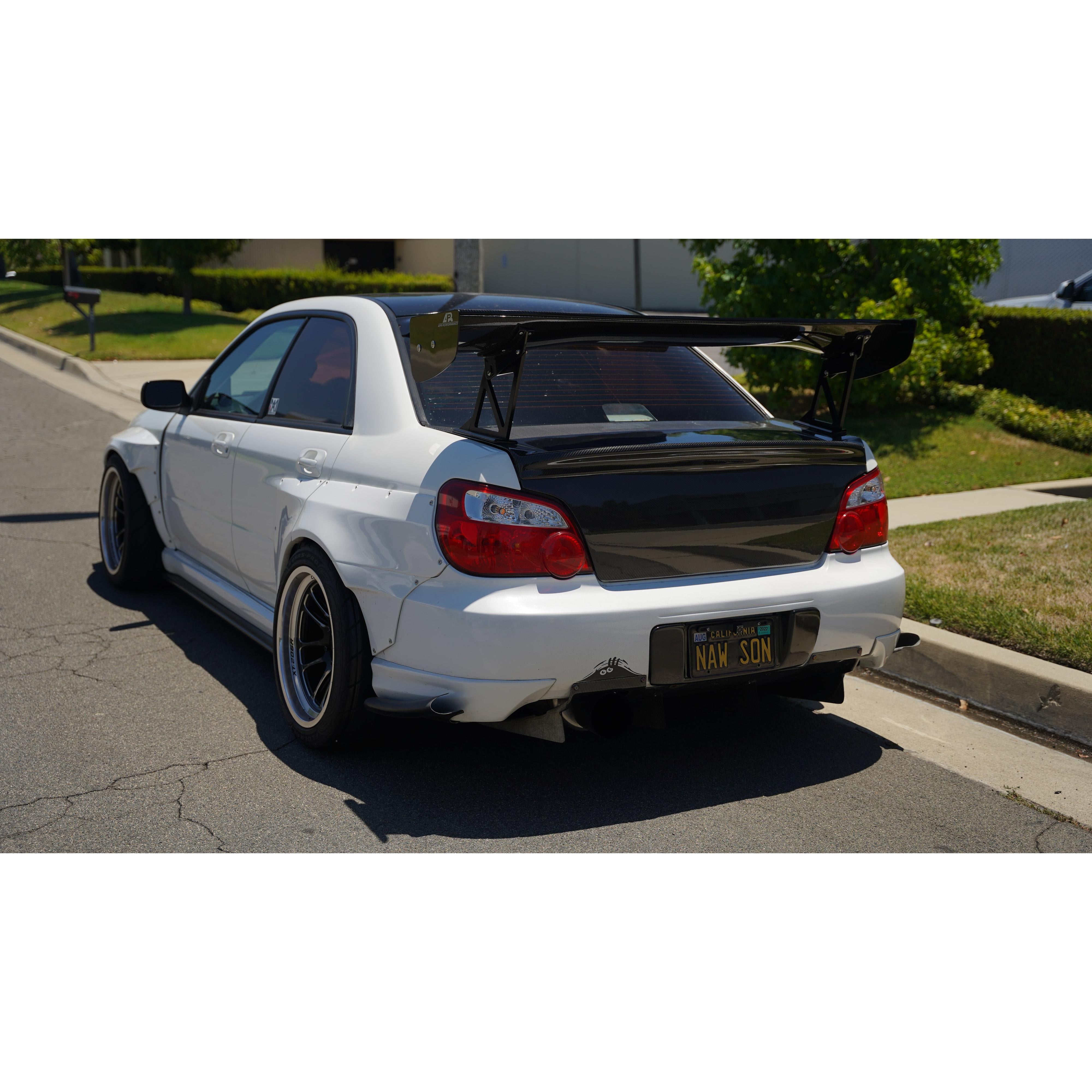 Subaru Impreza WRX/ STI Carbon Fiber License Plate Frame 2004-2007