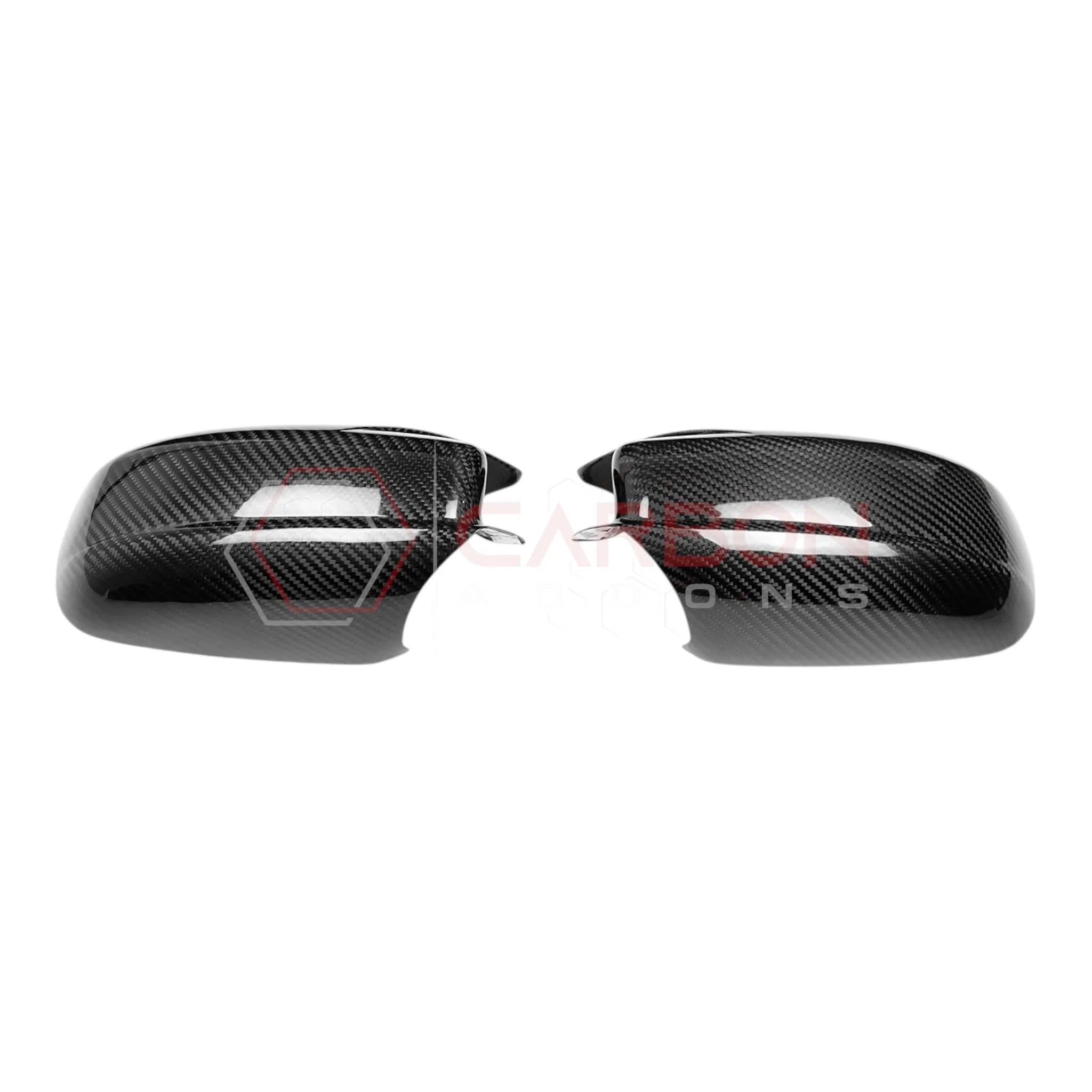 2011-2024 Dodge Charger Chrysler 300 M Style Real Carbon Fiber Exterior Mirror Covers w/ Horns