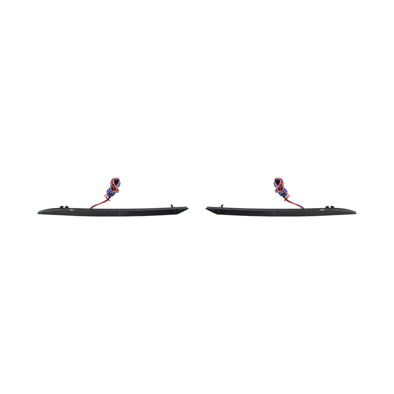 2024-Up Ford Mustang S650 | Rear Bumper Red LED Reflector Light Set