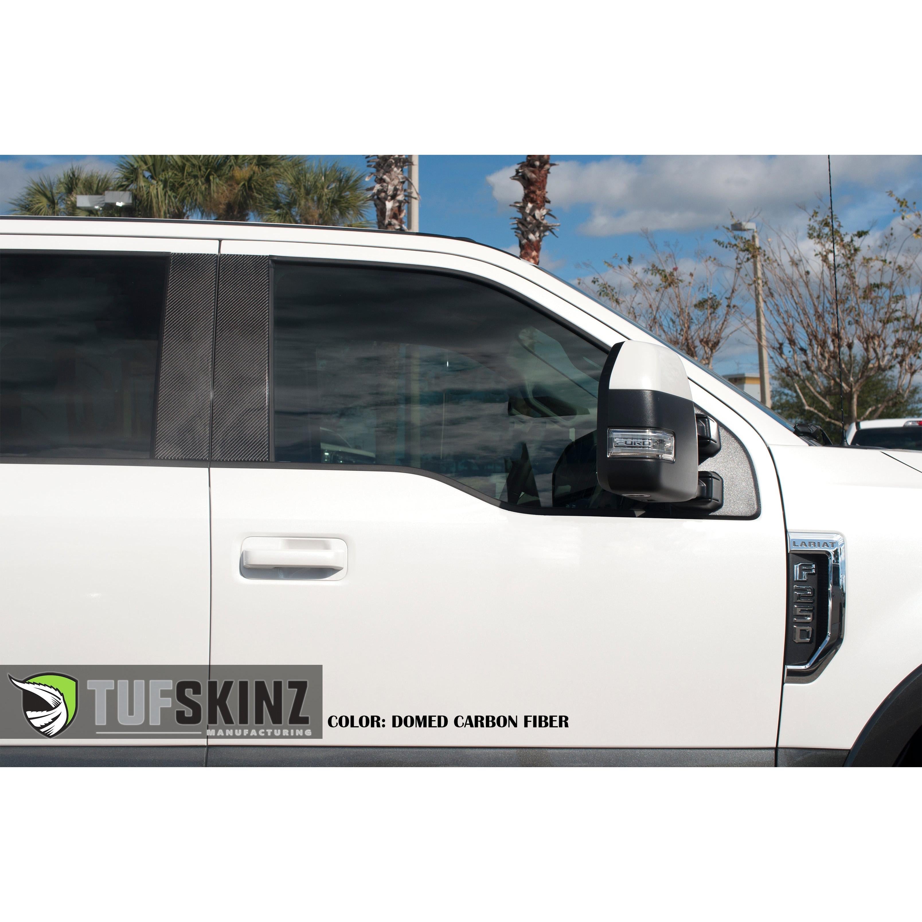 Door Pillars Accent Trim Fits 2017-2022 Ford Super Duty