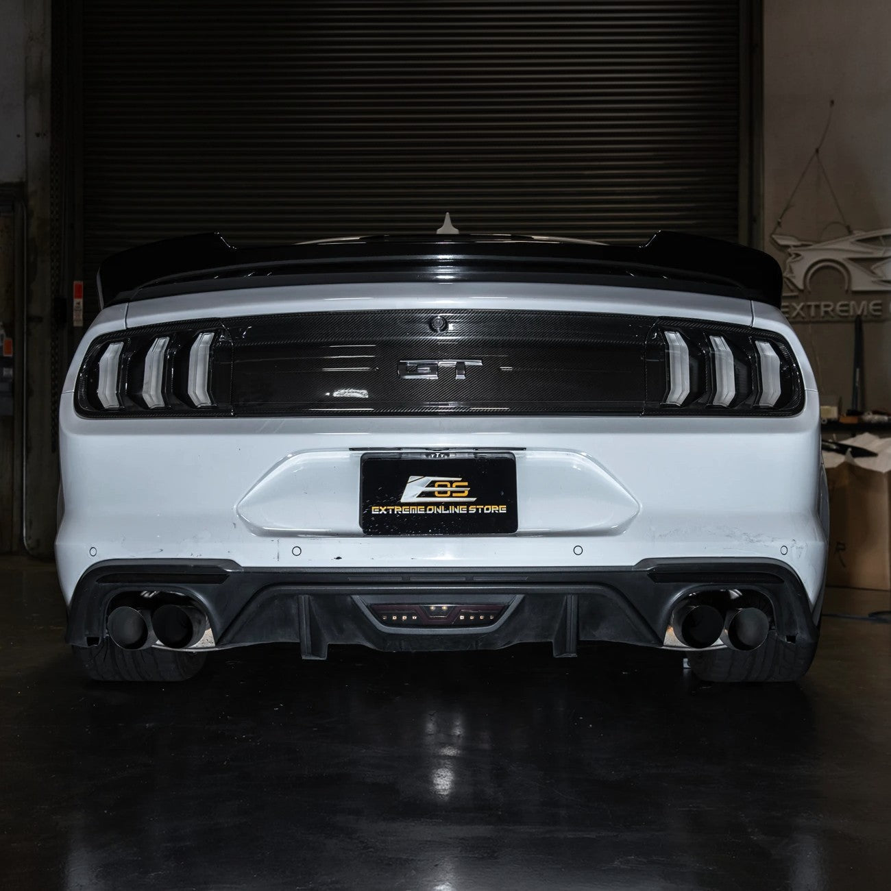2018-23 Ford Mustang S550 | Rear Bumper Red LED Reflector Light Set