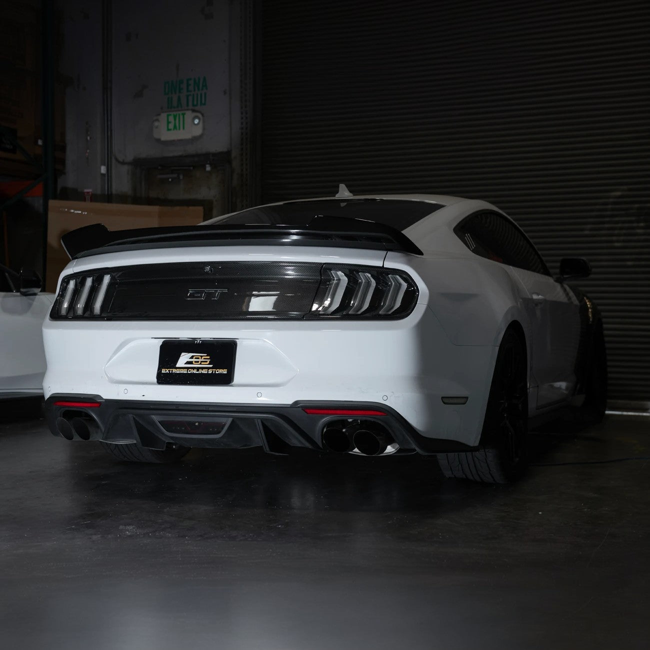 2018-23 Ford Mustang S550 | Rear Bumper Red LED Reflector Light Set