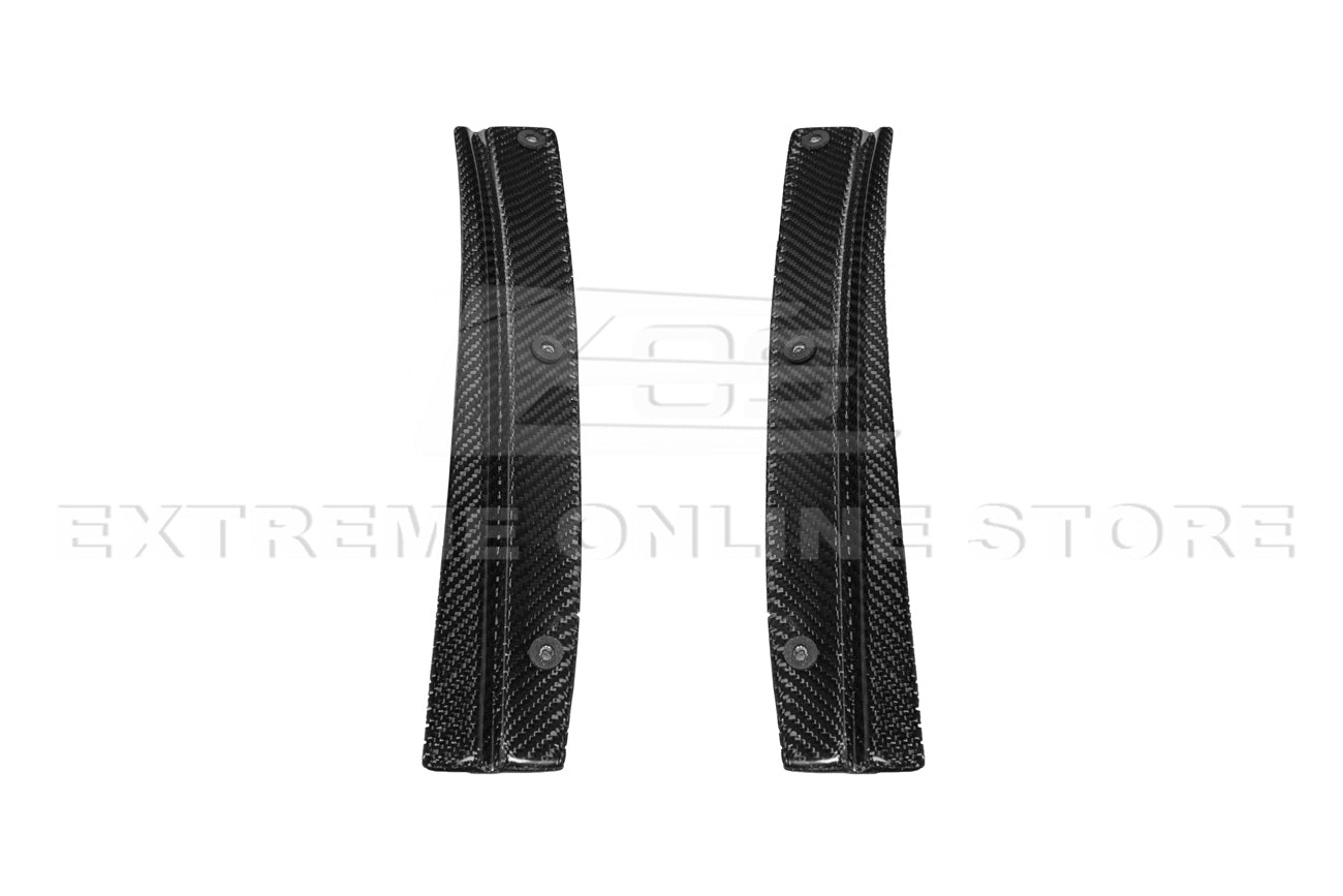 2016-19 Cadillac CTS-V Carbon Fiber Front Splitter Wheel Arch& Side Skirts Rockerst