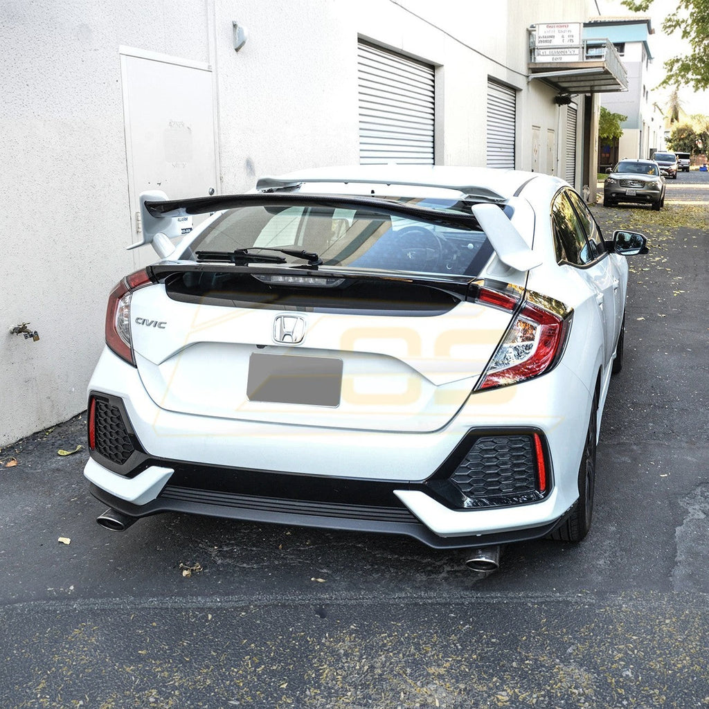 16-21 Honda Civic Hatchback Type R Rear Spoiler W/ Mugen Roof Spoiler ...
