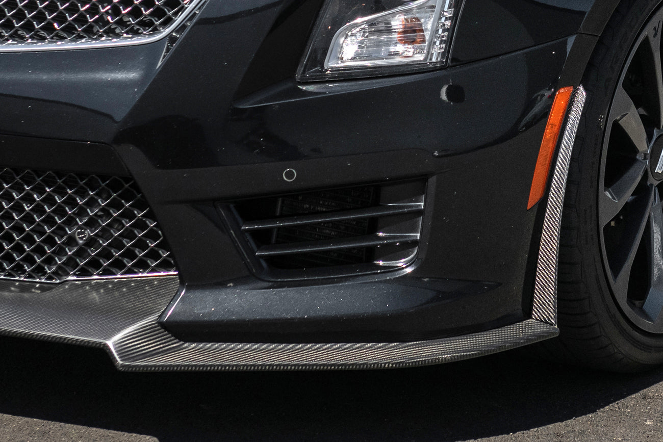 2016-19 Cadillac ATS-V  Carbon Fiber Extended Front Splitter & Side Wheel Arch
