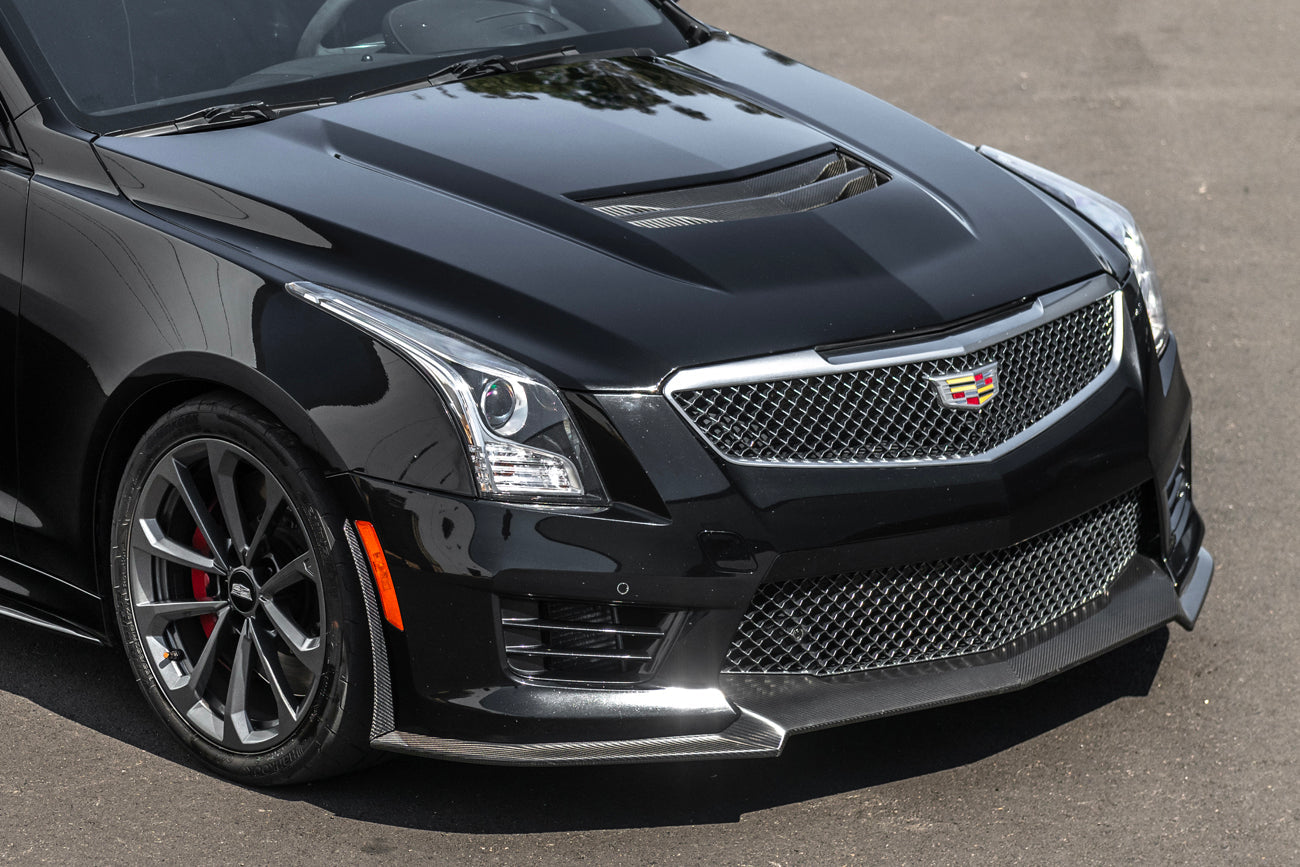 2016-19 Cadillac ATS-V  Carbon Fiber Extended Front Splitter & Side Wheel Arch