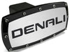 GMC Denali Billet Aluminum Tow Hitch Cover with Black Trim