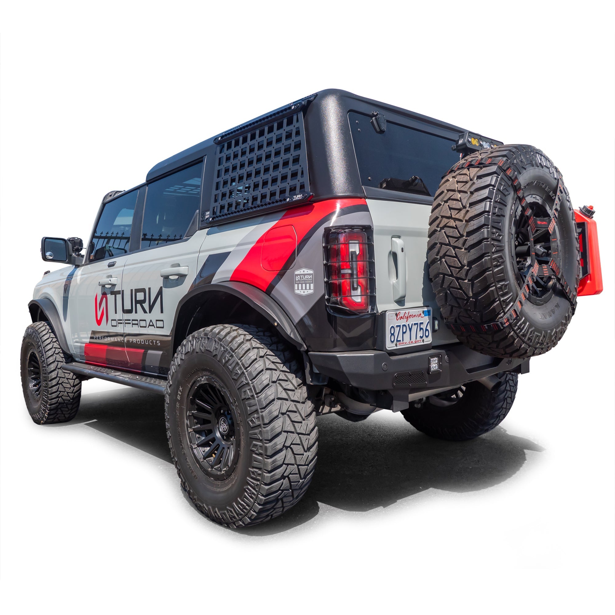 Side MOLLE Panels for 2021+ Ford Bronco w/ Turn Offroad Hard Top