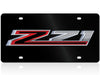 2019-2023 Chevrolet Z71 License Plate - Black Lazer-Tag Acrylic