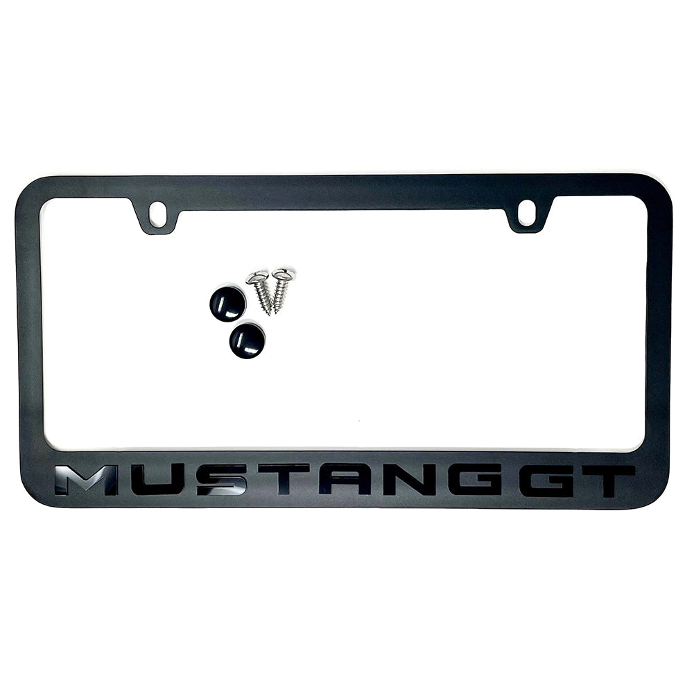 Ford Mustang GT Stealth Blackout License Plate Frame-SR1 Performance