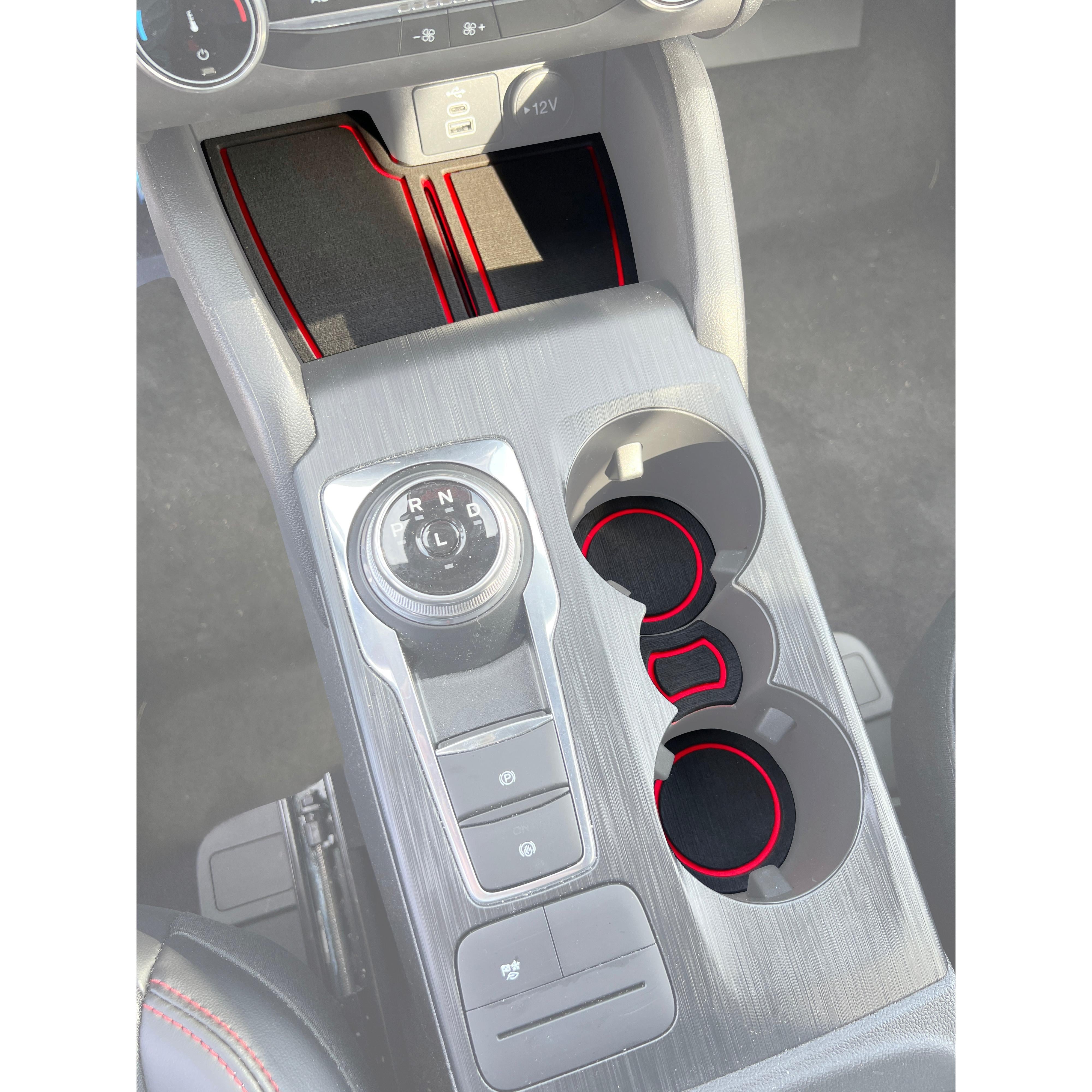 Center Console Foam Inserts Fits 2020-2026 Ford Escape Without QI Charger