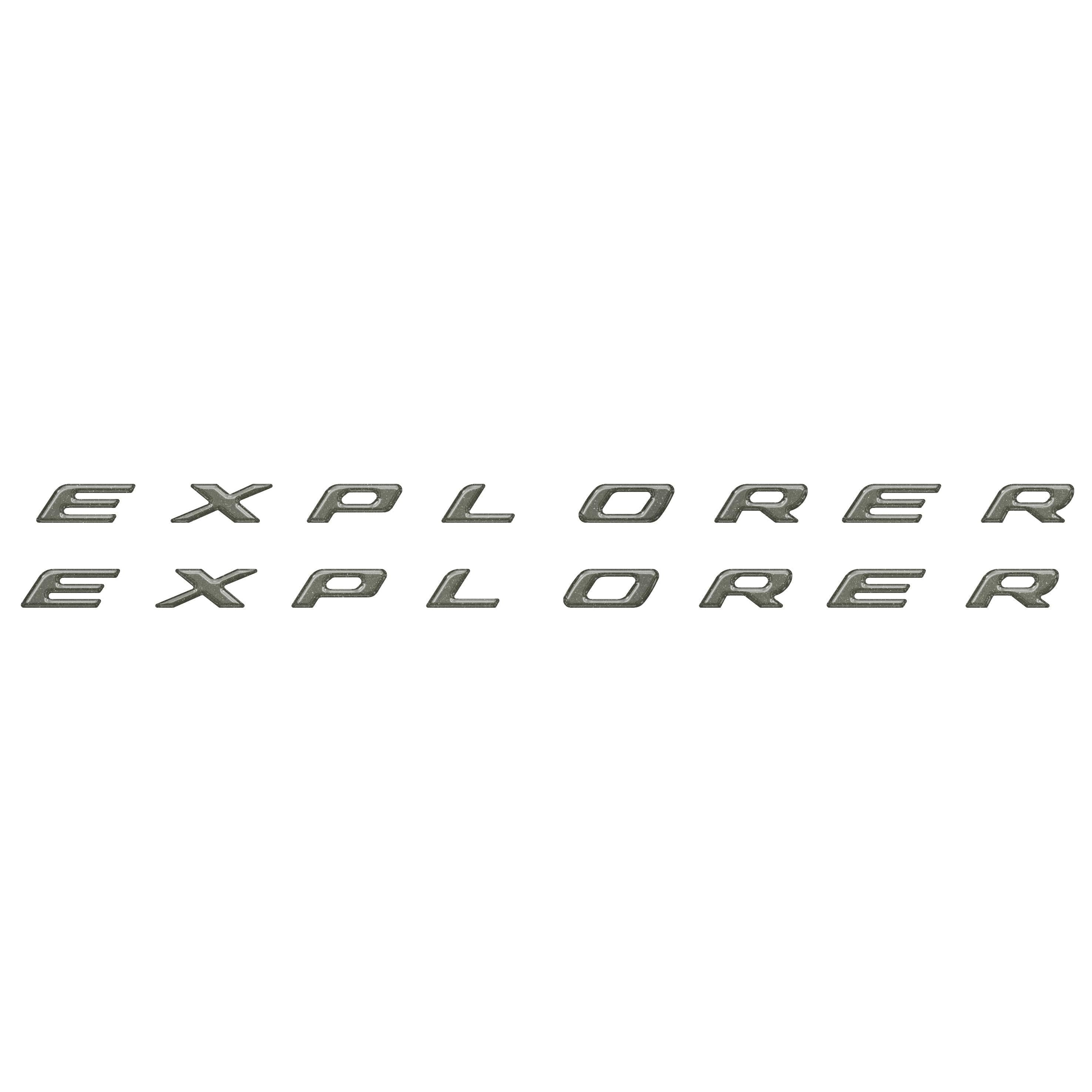 Rocker Panel Letter Inserts Fits 2020-2026 Ford Explorer
