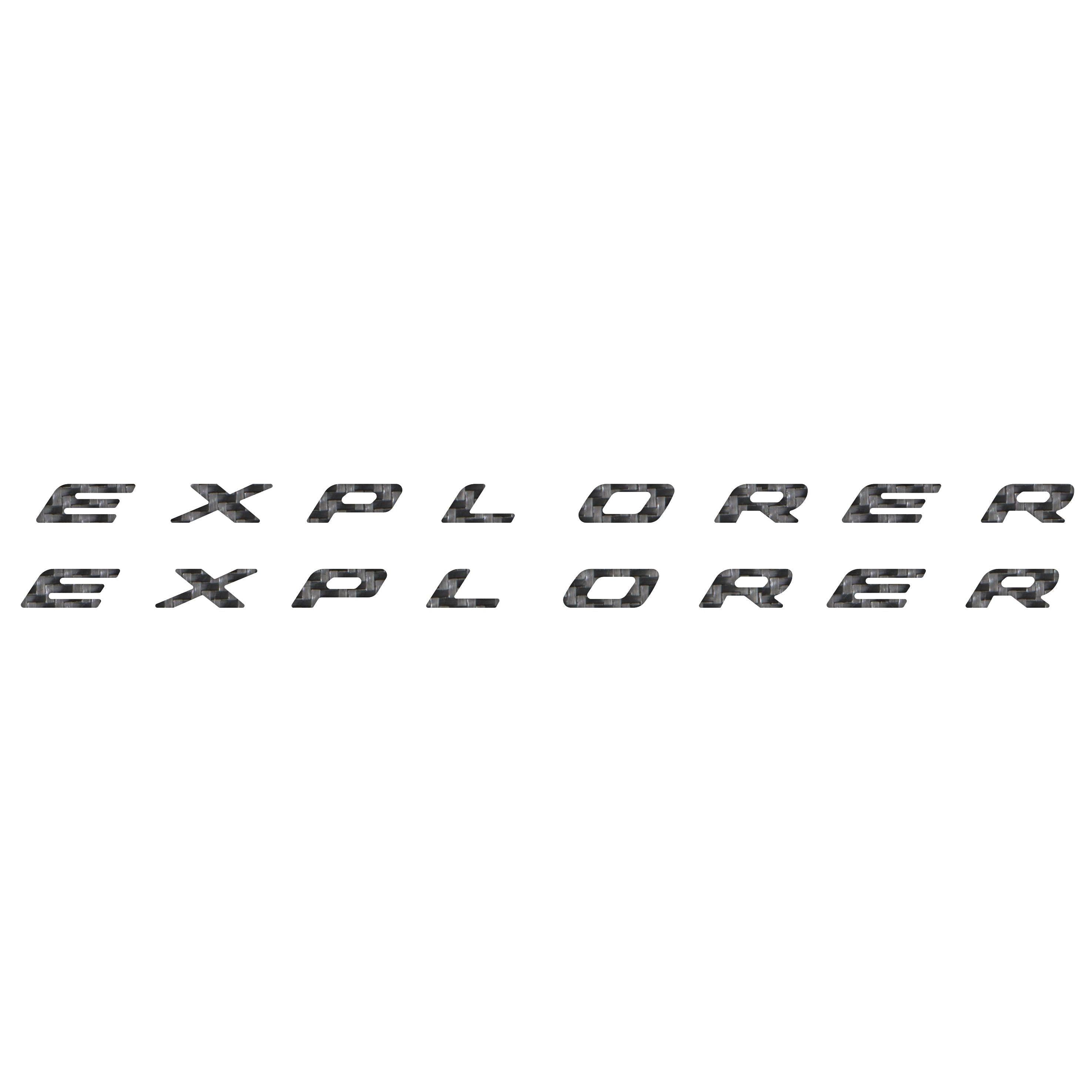 Rocker Panel Letter Inserts Fits 2020-2026 Ford Explorer