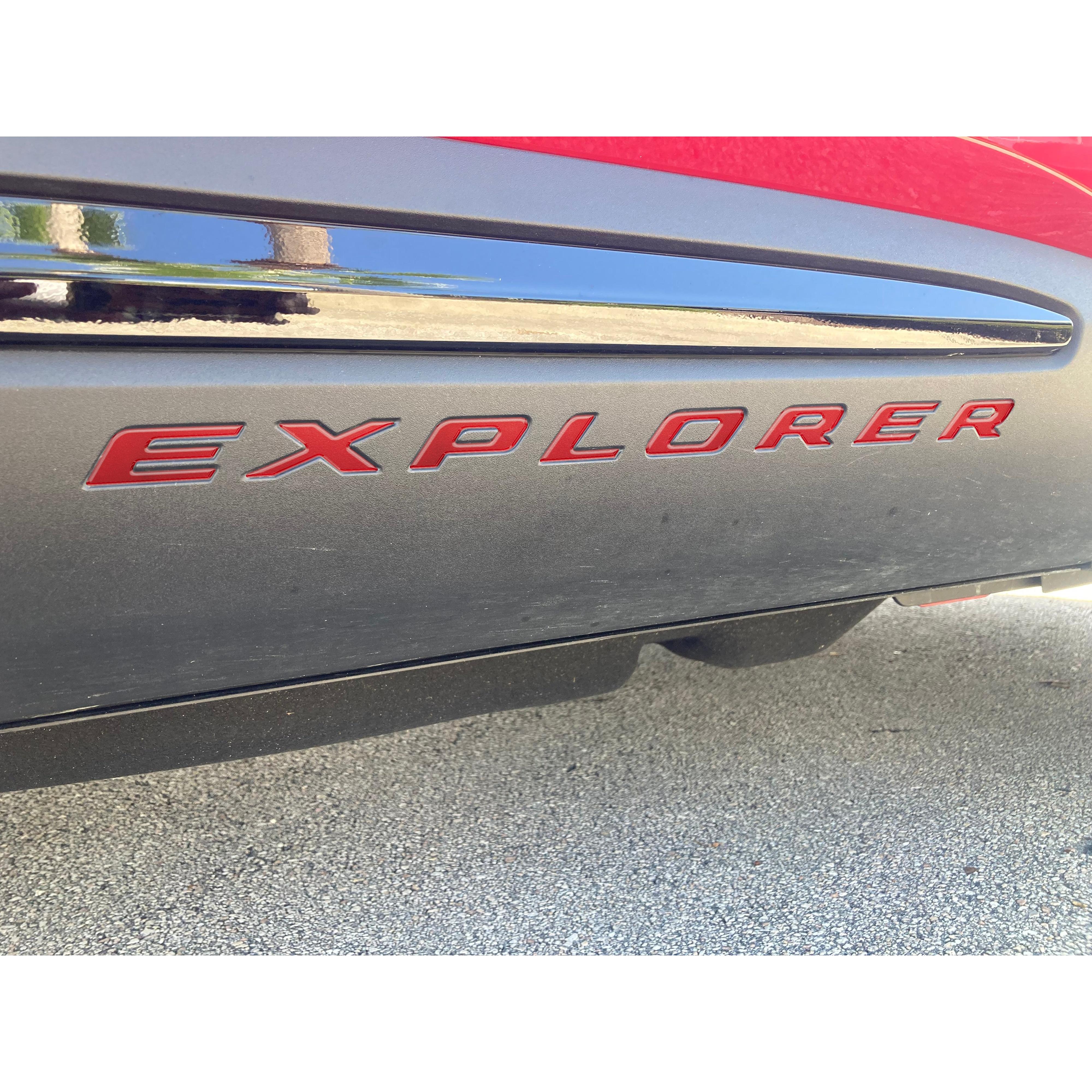 Rocker Panel Letter Inserts Fits 2020-2026 Ford Explorer