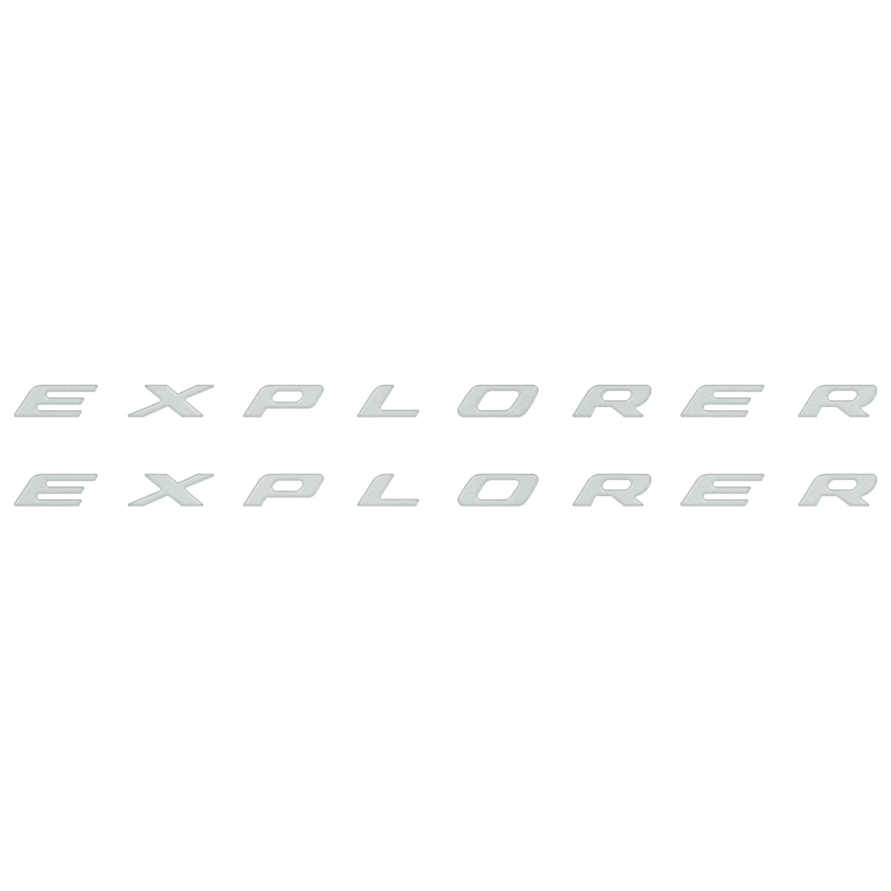 Rocker Panel Letter Inserts Fits 2020-2026 Ford Explorer