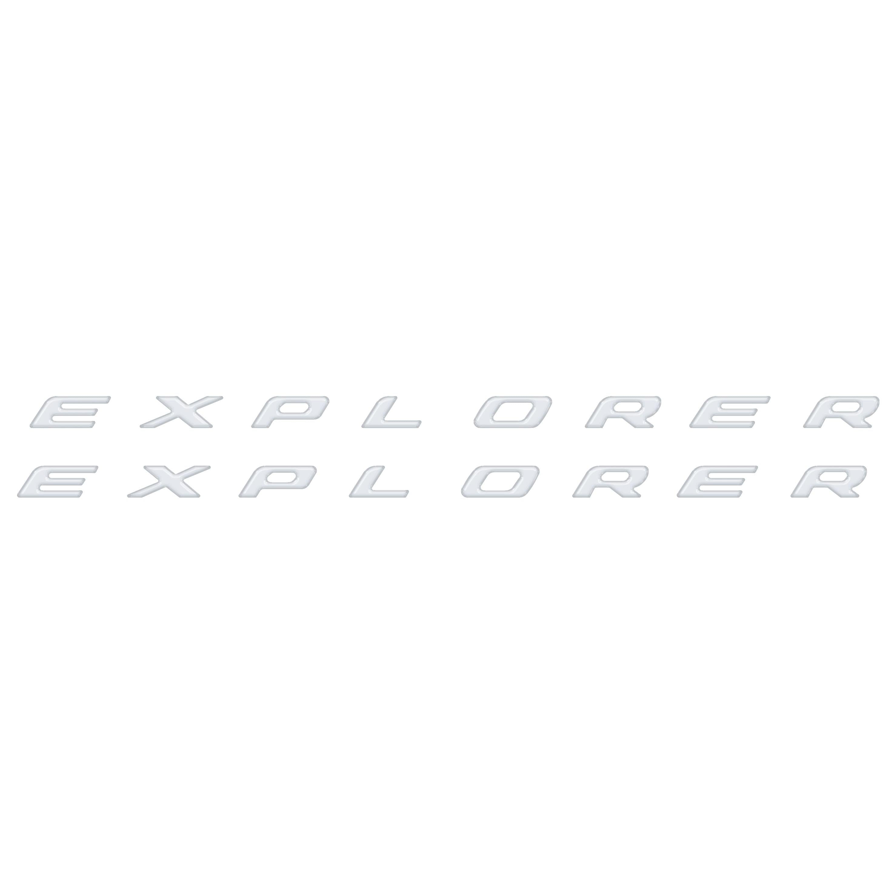 Rocker Panel Letter Inserts Fits 2020-2026 Ford Explorer