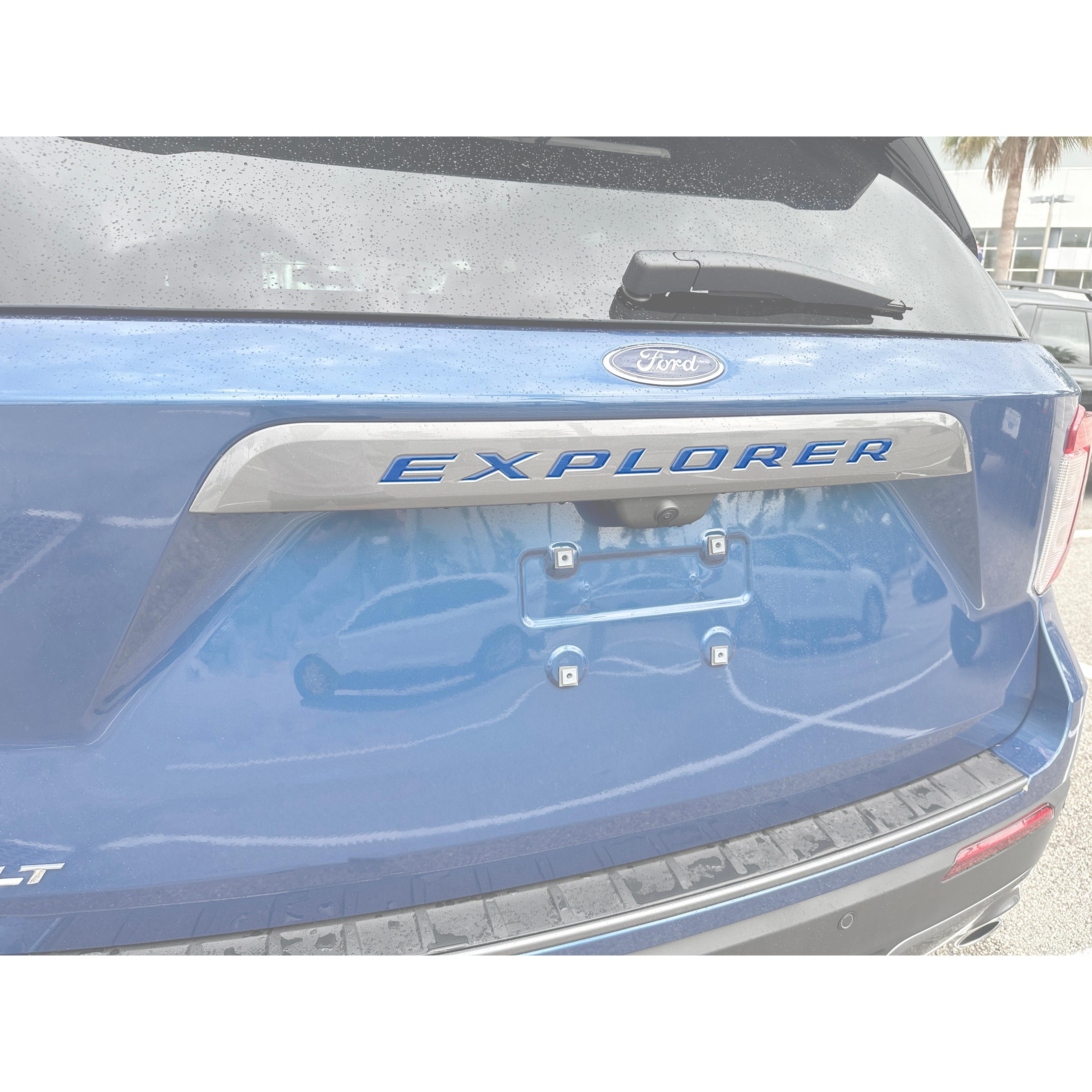 Lift Gate Letter Inserts Fits 2020-2024 Ford Explorer