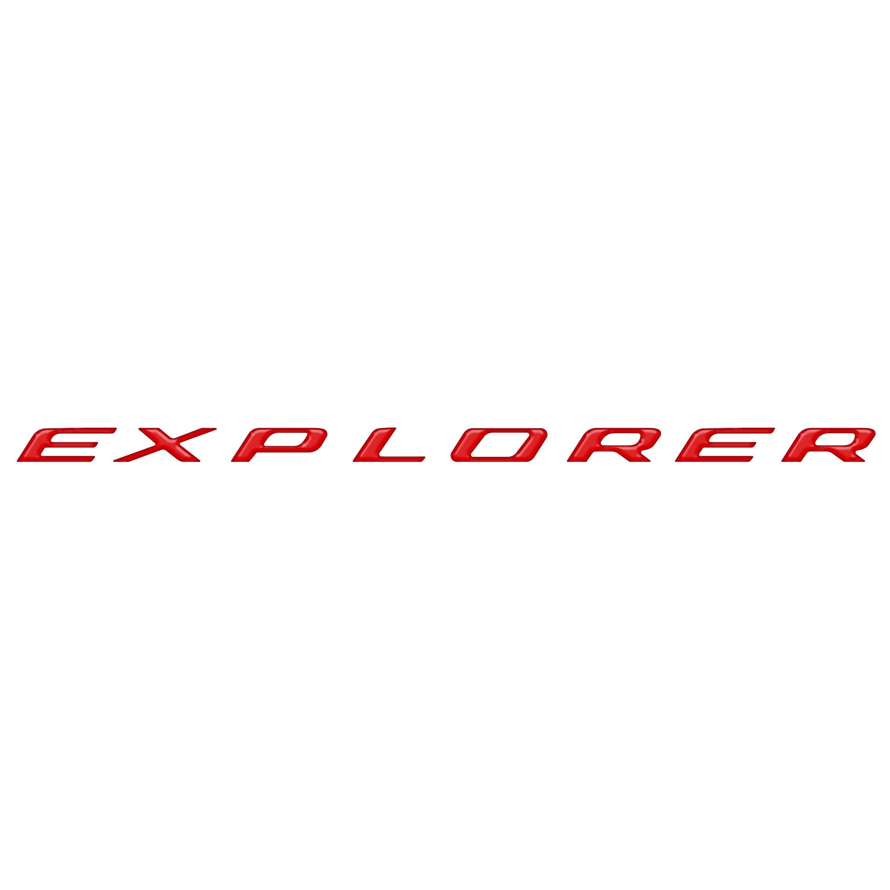 Lift Gate Letter Inserts Fits 2020-2024 Ford Explorer