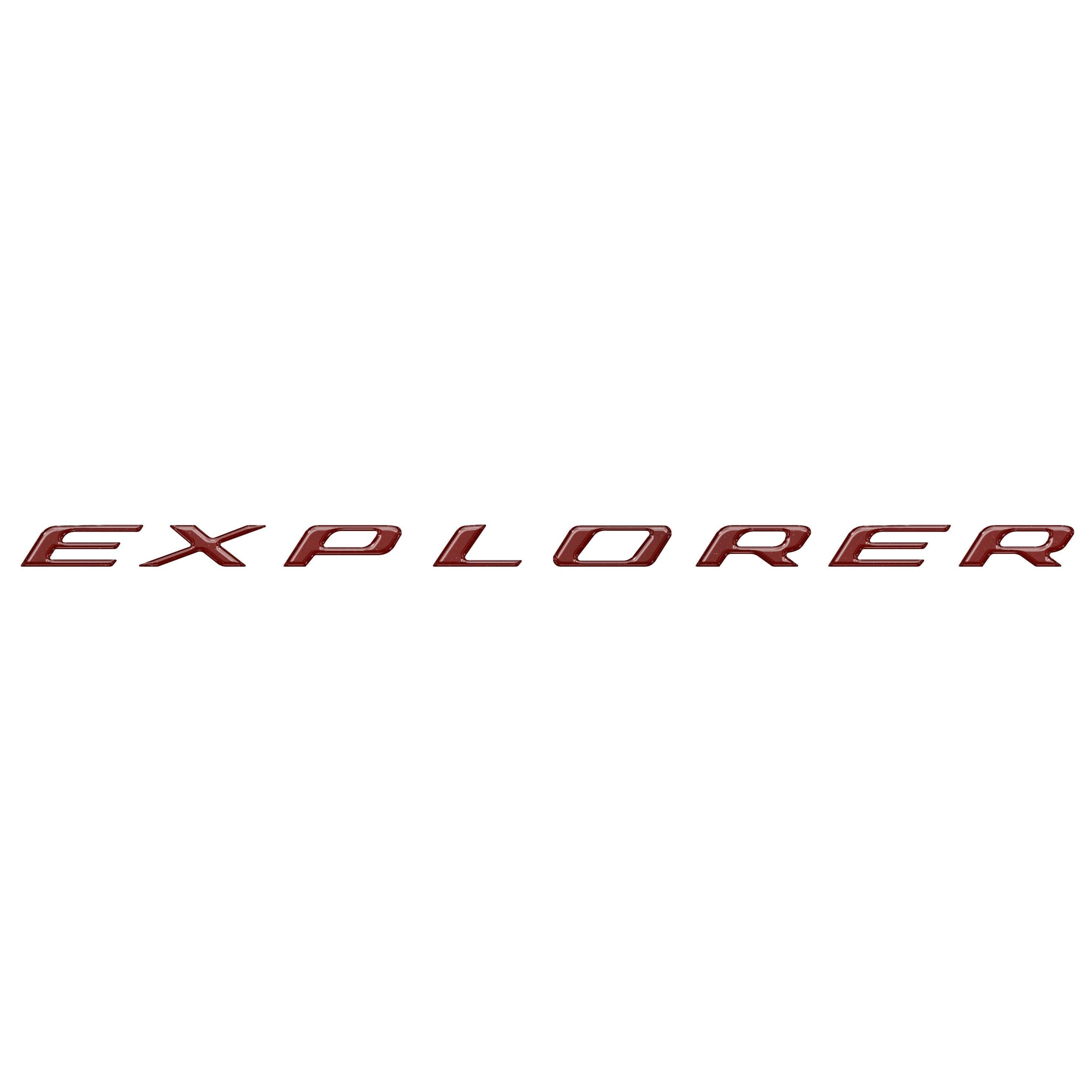 Lift Gate Letter Inserts Fits 2020-2024 Ford Explorer