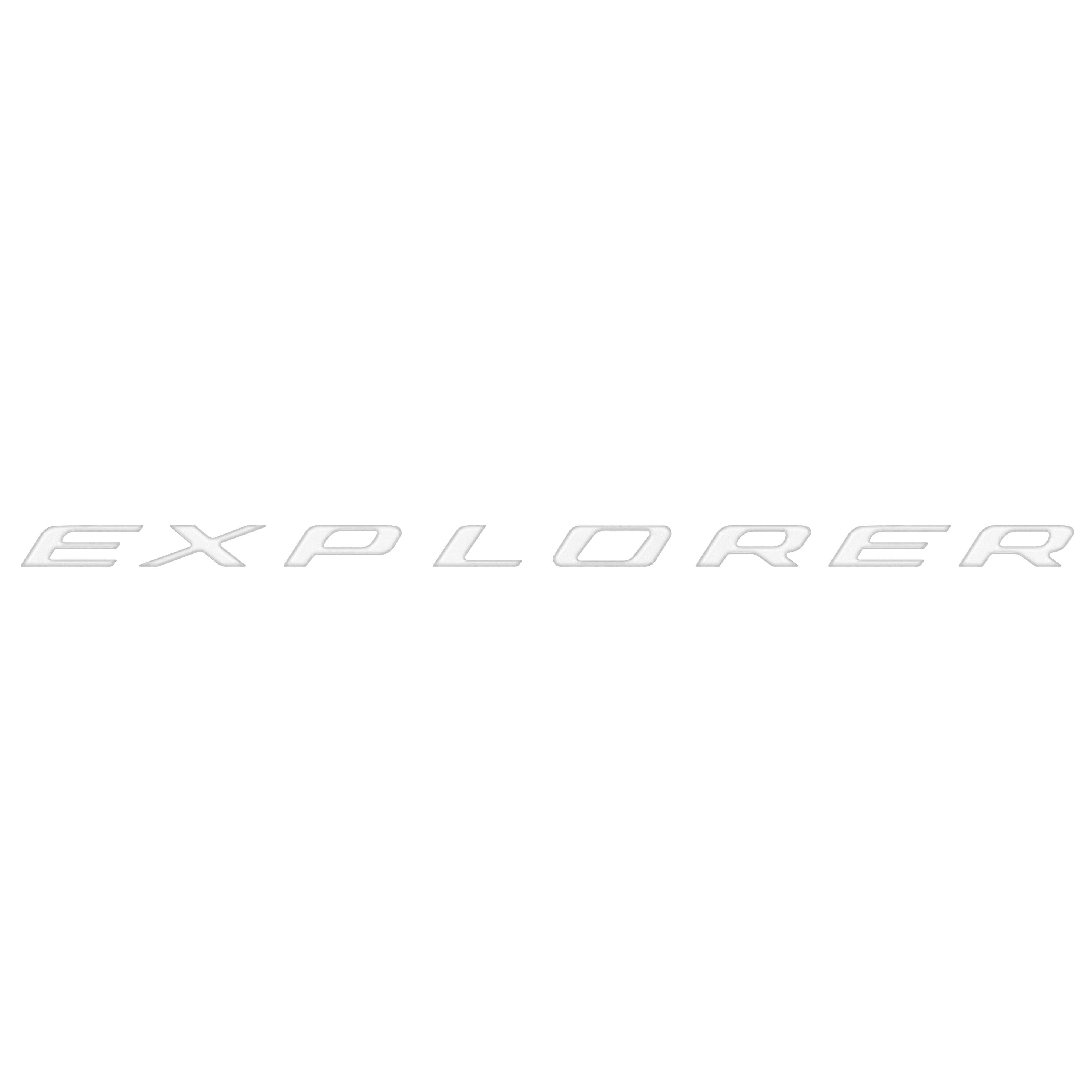 Lift Gate Letter Inserts Fits 2020-2024 Ford Explorer