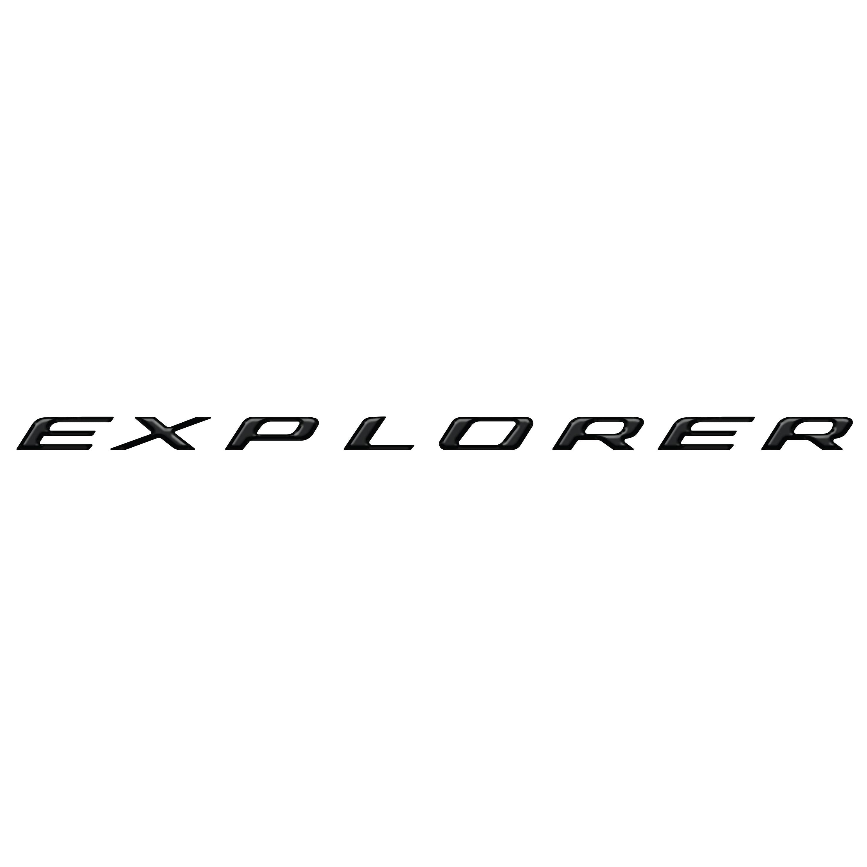 Liftgate Letter Overlays Fits 2025-2026 Ford Explorer