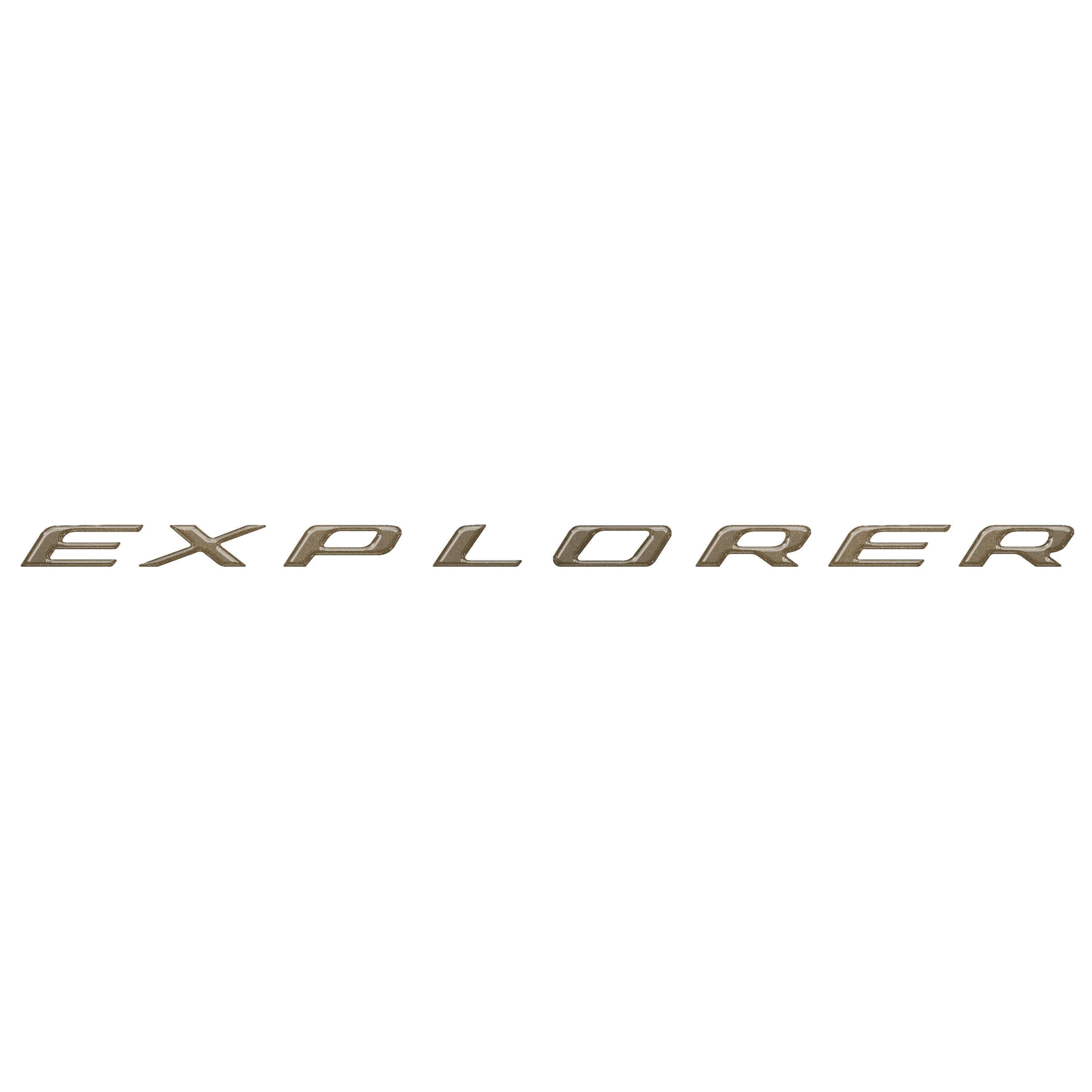 Liftgate Letter Overlays Fits 2025-2026 Ford Explorer