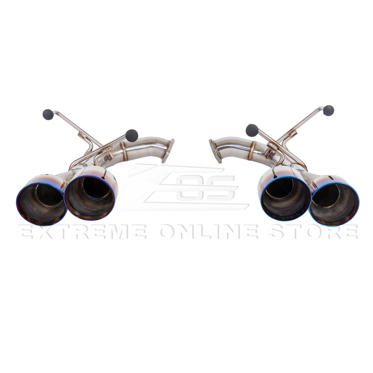 2015-21 Subaru WRX / STi Axle Back Quad Burnt Tips Exhaust