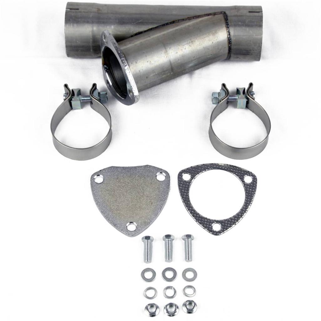 63mm Manual Exhaust Cutout-Aluminized Mild Steel w/Slip Fit Band 304525