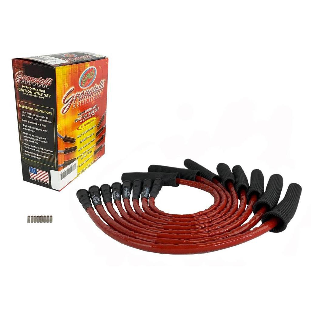 Ohm Spark Plug Wires Fits 2010-2014 Ford F-150/F-250/F-350 Super