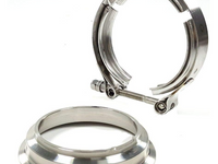 Granatelli Motor Sports 308530 3.0" (76mm) Mating Flat Flanges with V-Band Clamp