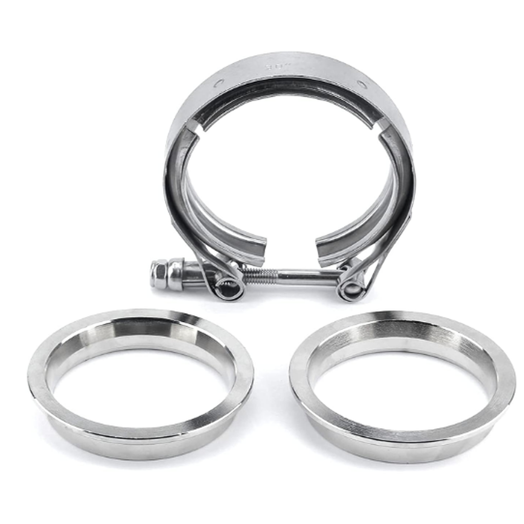 (51mm) Mating Male to Female (Interlocking) Flanges with V-Band Clamp Included