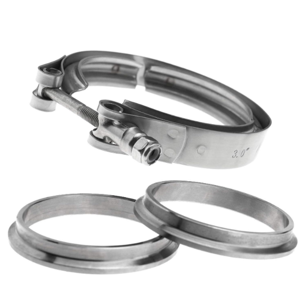 Granatelli 308530-M 3.0" 76mm Mild Steel V-Band Flat Flange