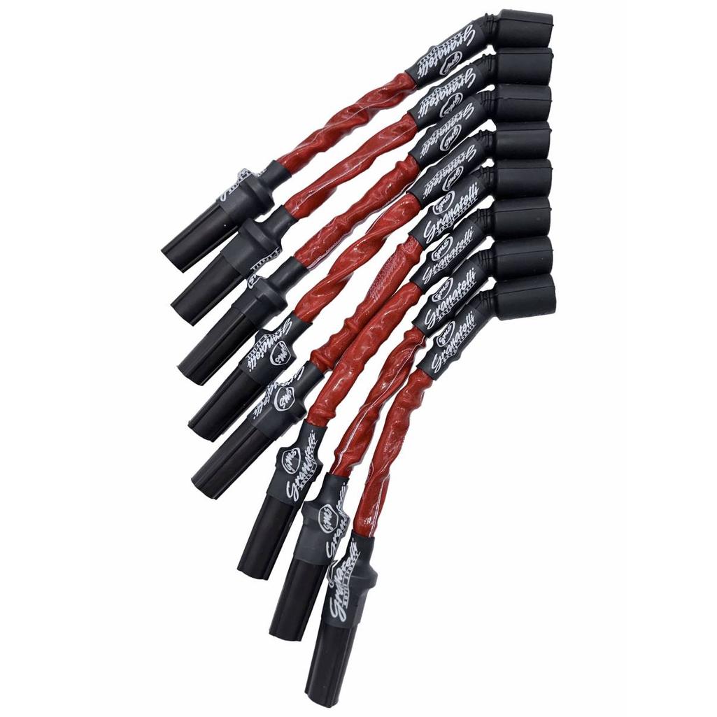 ohm Spark Plug Wires 8mm Red Straight Boots Chevy 28-5362HTR