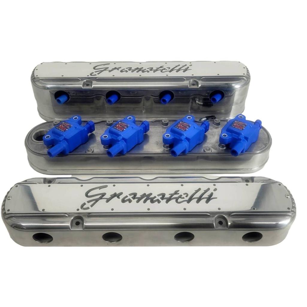 Premium polished finish tall valve covers LS engines 4.8